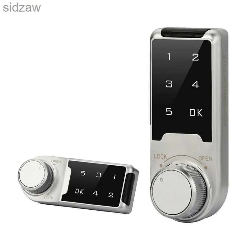 Materiale in lega di zinco Smart Lock Intelligent Touch Tastoniere Digital Password Cassetto del cassetta dei cassetti Blocca orizzontale e verticale Installazione WX