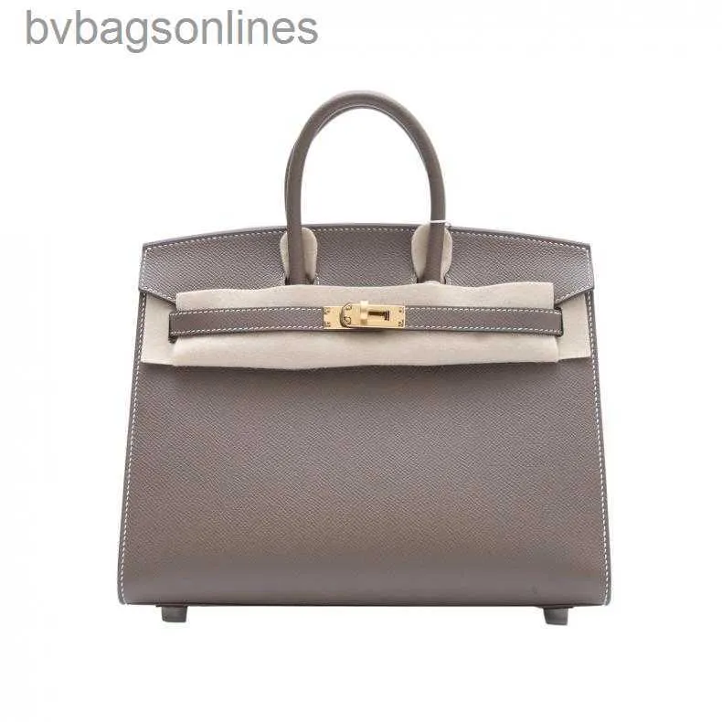 AAA высококачественные сумки Hremms Designer Luxury Original Brand Bags New Dimbag Birkkis25z Gold Buckle Back