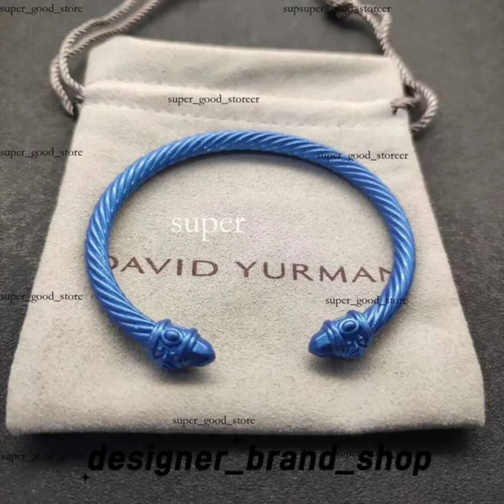 New 2024 DY Desginer David Yurma Jewelry Top Quality Bracelet Simple And Elegant Popular Woven Twisted Rope Fashion Ring David Bracelet Punk Jewelry David Size 2 623