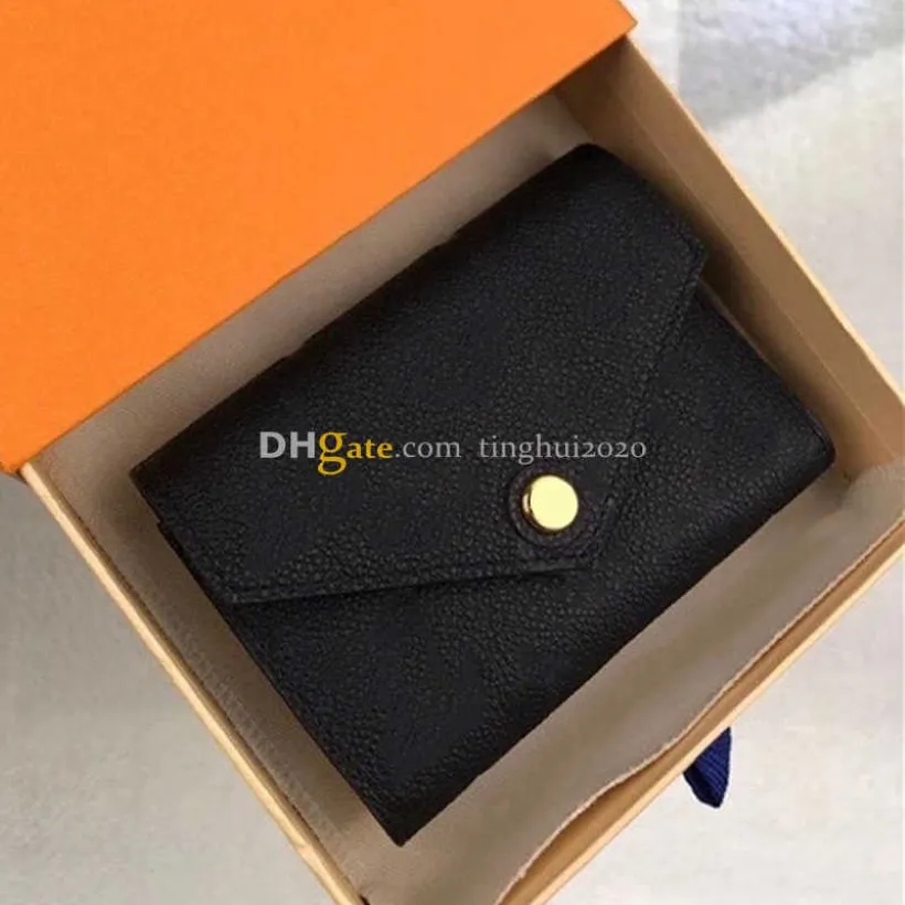 New Designer Women Fashion Fashion Casual Zoe Coin Purse M62935 Caixa de fivela em couro de alta qualidade Inventário de embalagem 184g