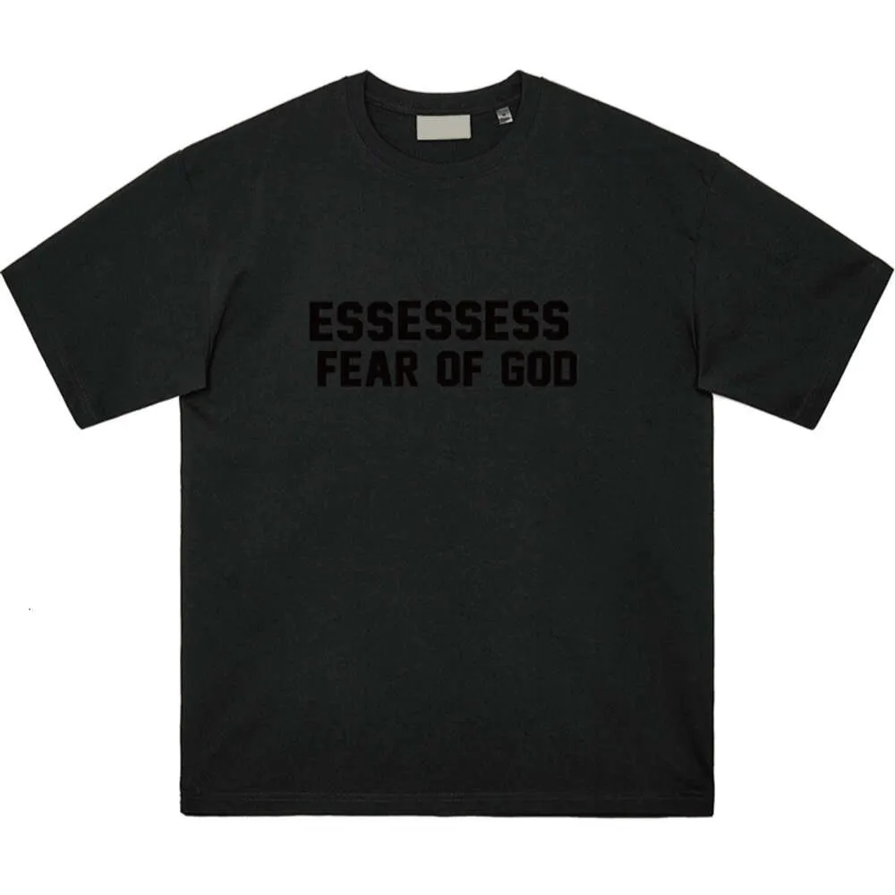 Рубашка Essen Tials Мужские футболки для толстовок мужские женские пуловер Hip Hop Hip Hop негабаритные шорты шорты 3d буквы FG Tees 1977