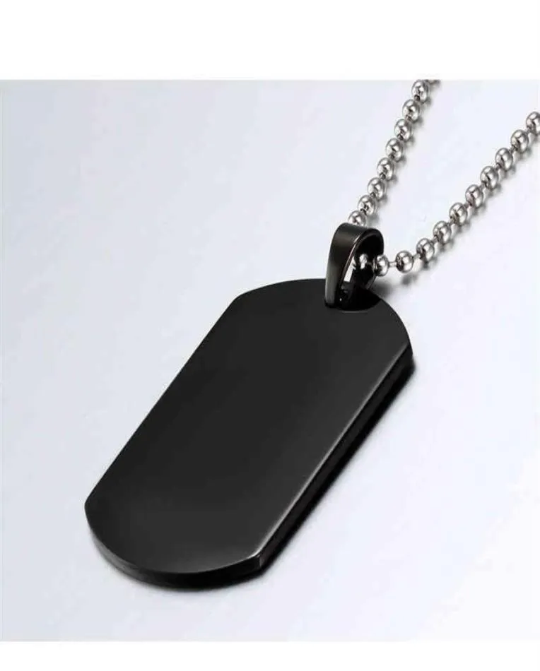 Wholale Custom gegraveerde Stainls Steel Military Army Dog S ketting voor mannen Women262I8784129