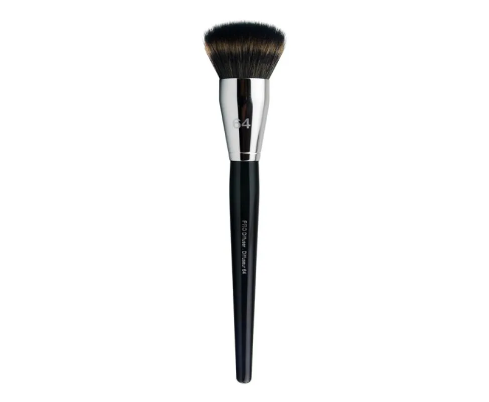 Pro Diffuser Makeup Brush 64 Круглая синтетическая жидкая фундамент порошка красот косметики щетки 7873224
