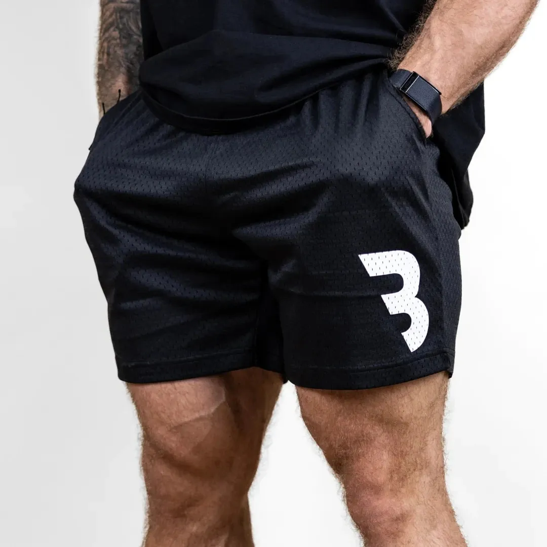 Mesh Gym Shorts Men, Lightweight Athletic Shorts Double Layered
