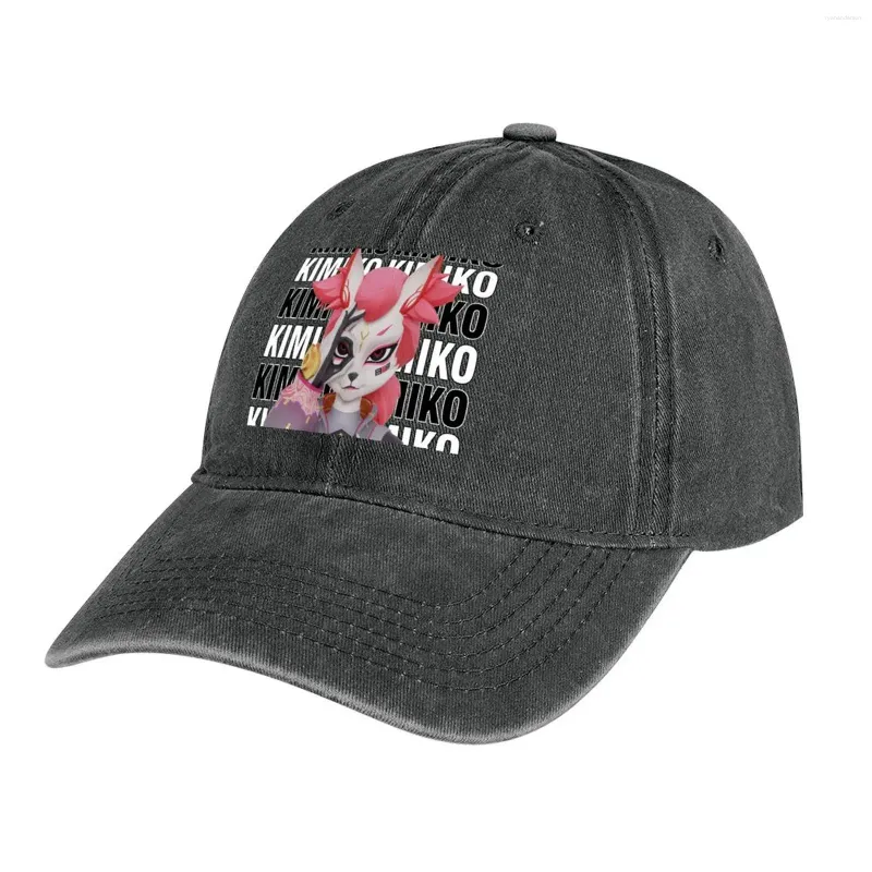 Berets : Kimiko Five-Tails Typography Cowboy Hat Golf Wear Cosplay Ladies Men's