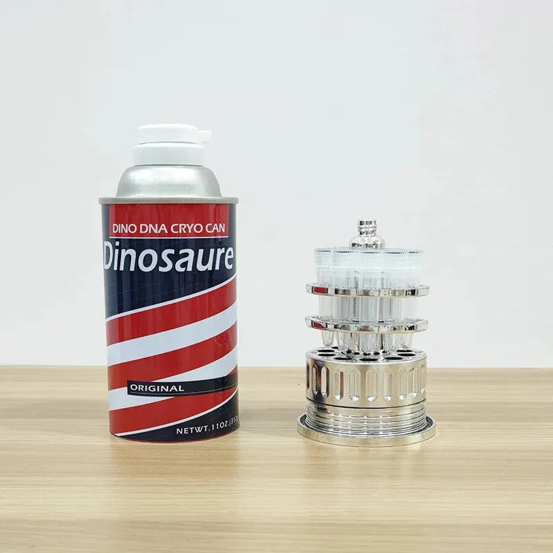 Barbasol Dennis Nedry Jurassic Park Movie Dinosaur DNA DNA Jar recompensa Decoração de desktop Ornament Party Gifts 240508