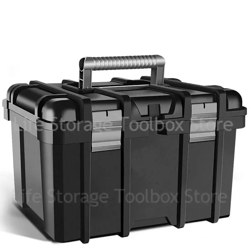 Empty Large Tool Box Shockproof Hardware Toolbox Organizer Portable Toolbox 240506