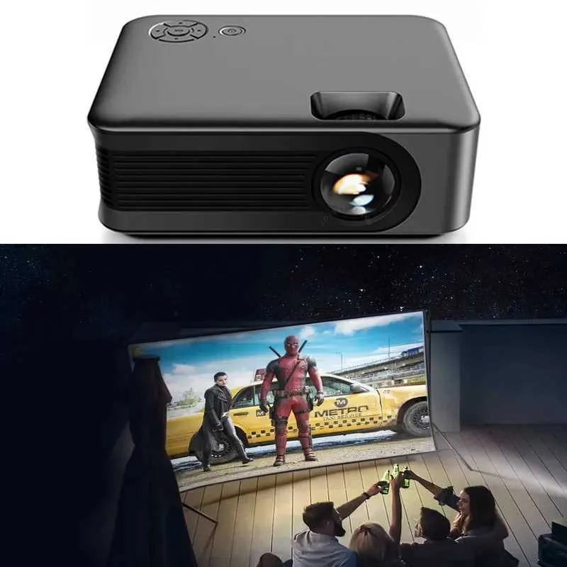 Mini Portable Projector LED Video Projector For Home Theater ...