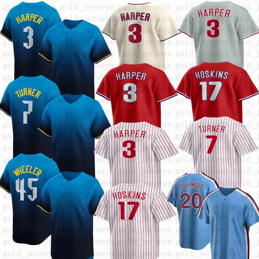 2024 Baseball Jersey Bryce Trea Turner Harpe Nick Castellanos J.T.Realmuto Kyle Schwarber Matt Strahm Hoskins Aaron Nola Alec Bohm Vierling Men Women Youth Youth