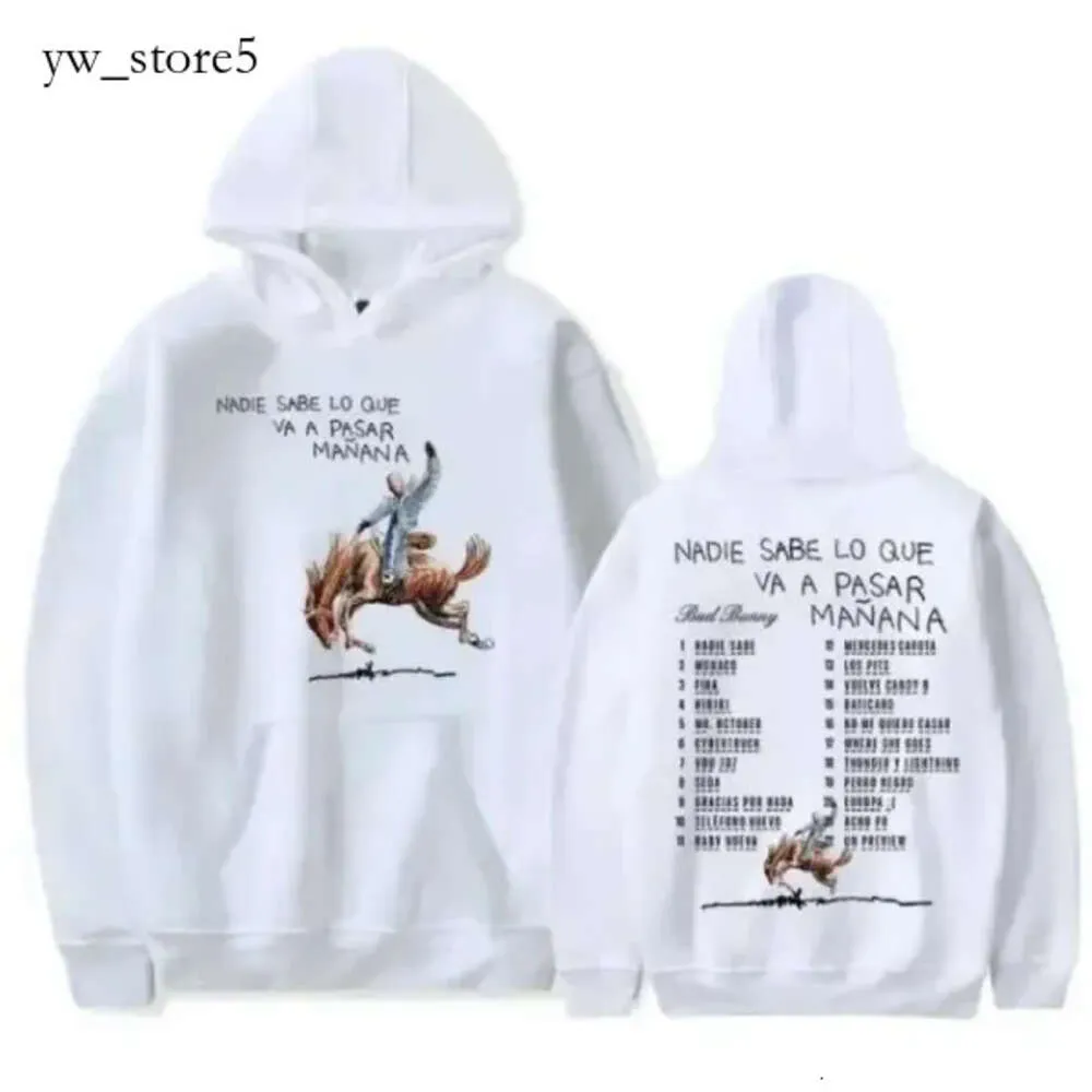 Bad Bunny Nadie Sabe Lo Que Va A Pasar Manana Merch Funny Hoodie Hip Hop Graphic Sweatshirt Unisex Streetwear Harajuku Tracksuit 4223