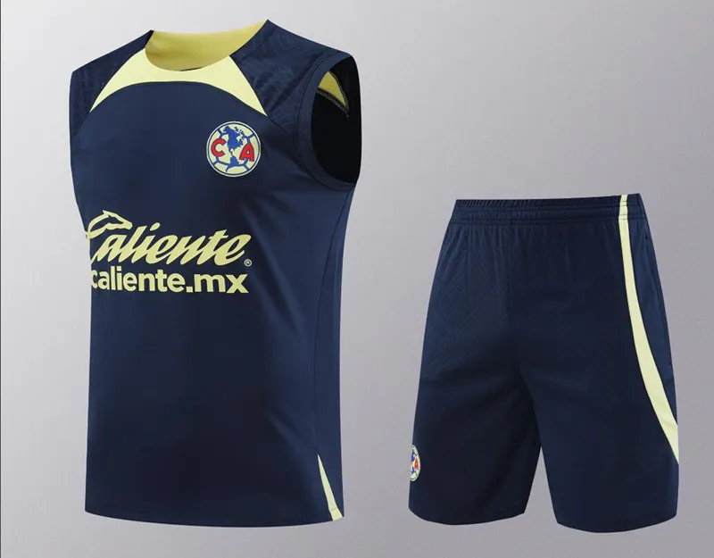 DHgate 2024 2025 Club America Soccer Training Vest R.MARTiNEZ GIOVANI Sleeveless Waistcoat Shirt for Men Sports Outdoors