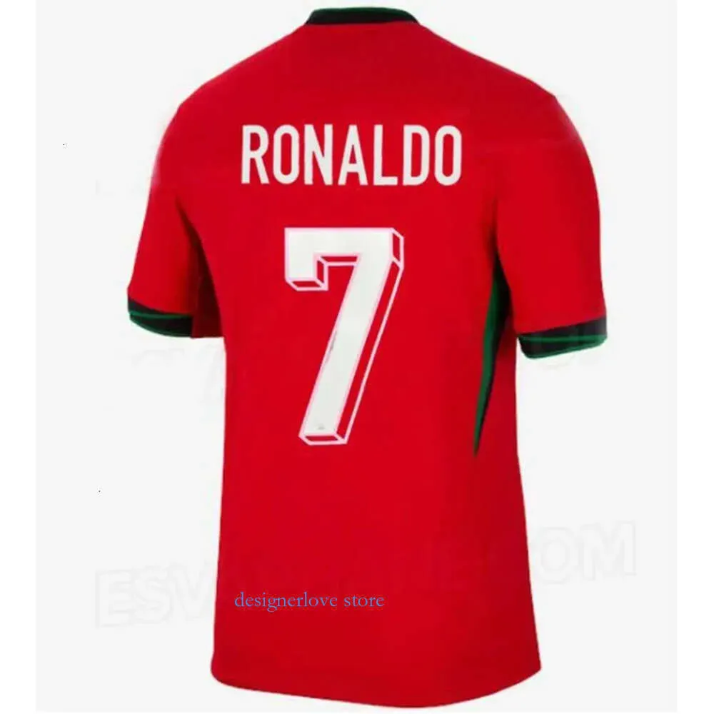 Mens Womens Tracksuit portuguesa Portugal Camisetas Ronaldo Joao Felix Pepe Bermardo Fernandes Camisa de Futebol J Moutinho Camisa de Futebol