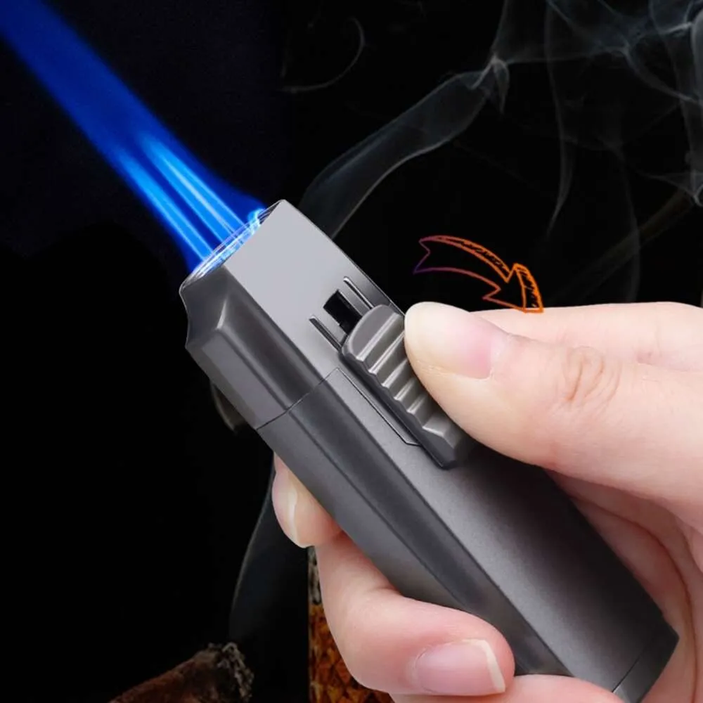 Nouveaux arrivages Triple Jet Flames Lighters Cigarers Metal Metal Metal Windprooter Torch Portable Cigar Lighter