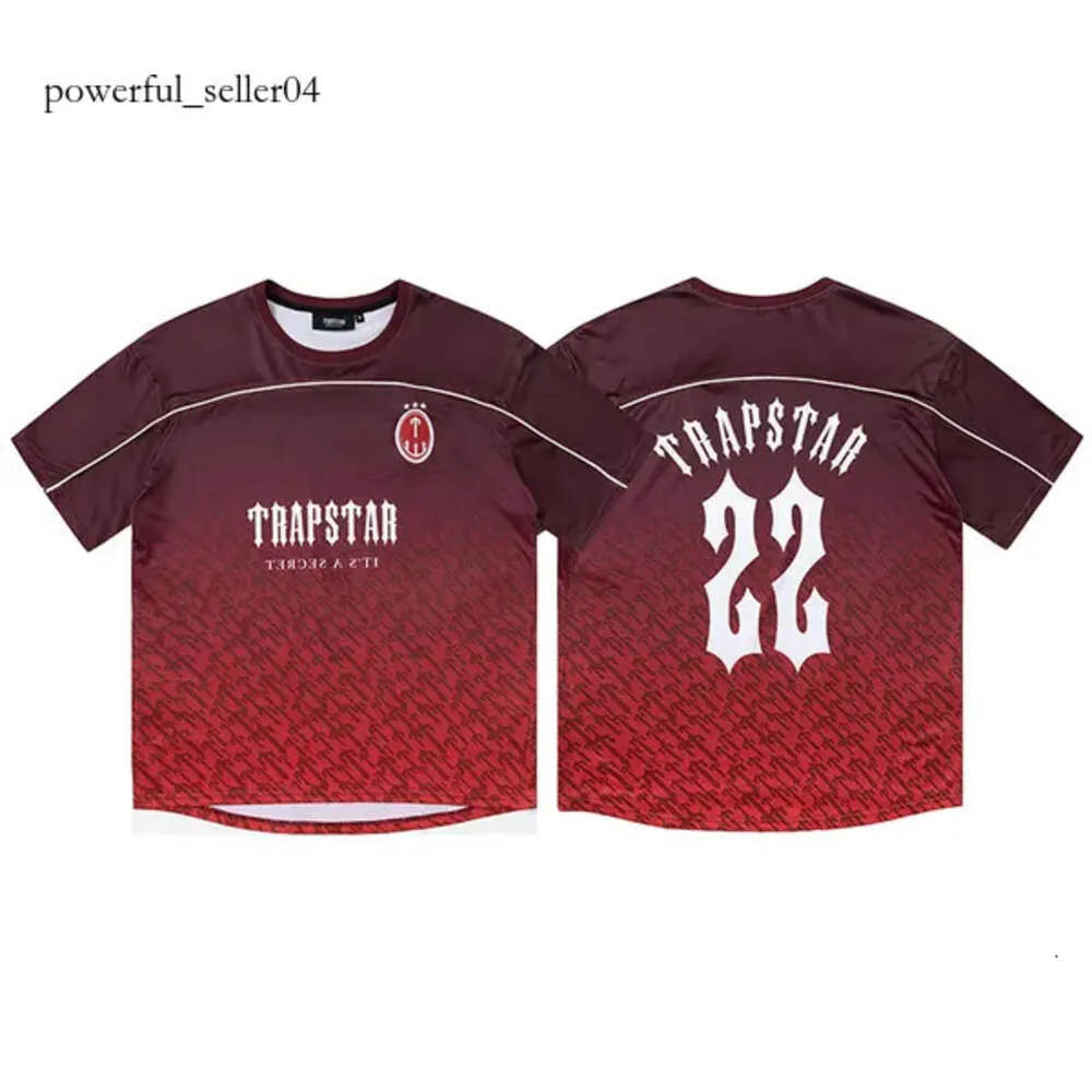 T-shirts TRAPSTAR TRENDY DESCRIPRE TRANDE BRANGE CONCEPTION CHIRT MENSE MAISON DE FOOTBALL