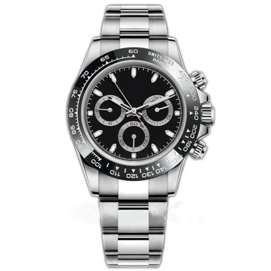 Качественные серебряные часы AAA Автоматические часы Механические дизайнер Montre de Luxe 41 -миллиметровый складной пряжко