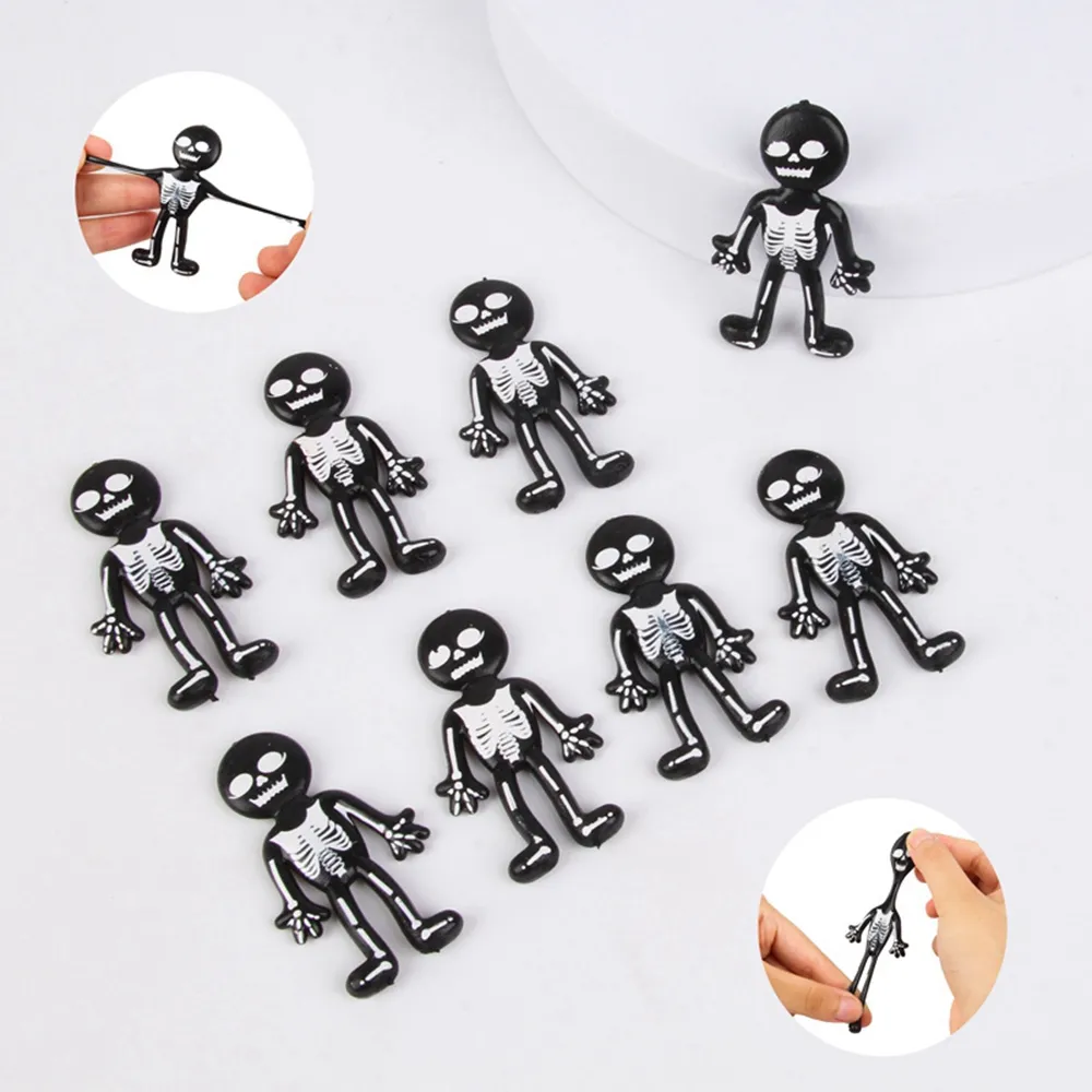 4 Scheletri Giocattolo Deformabili: Supporto Per Smartphone, Gioco Fidget E Decorazione Halloween