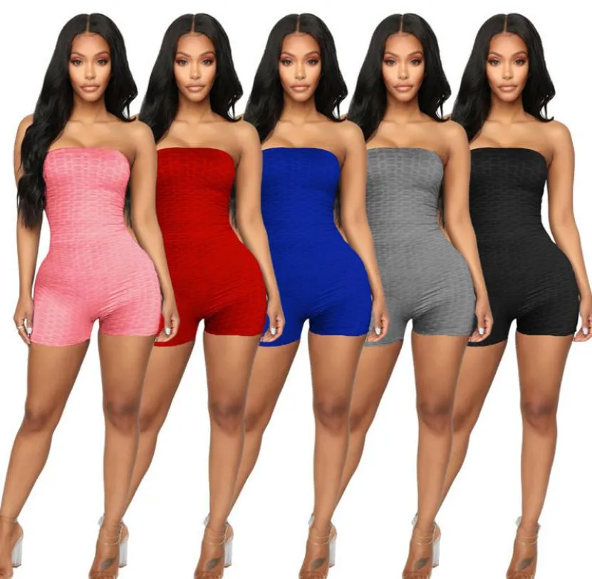 Womens Shorts One Piece Off Shoulder Overalls Jumpsuits Rompers Slim Crop Top Playsuit Fashion Comfortable Clubwear Sexy Jumpsuit 9298266