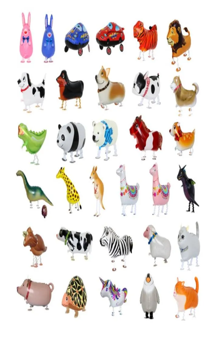 Ballons pour animaux de compagnie Animal Hélium en aluminium Cartoon Film en aluminium Ballons multicolores beaux animaux de forêt Ballon d'anniversaire Weddin9987601