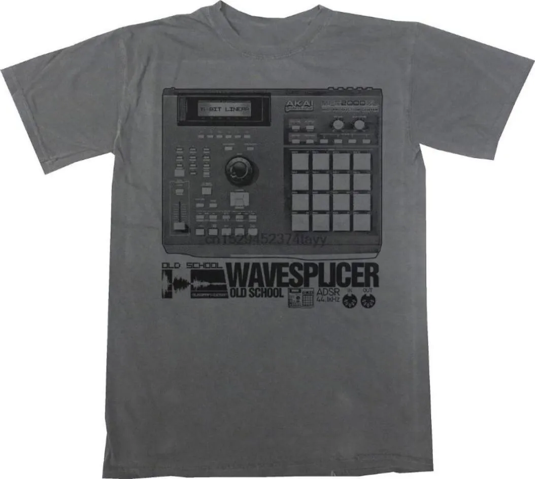 AKAI MPC 2000xl Tshirt Beat Maker Drum Machine Sampler Sequencer DJ Gray Men039S TSHIRTS6354695