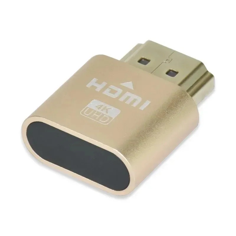 VGA Sanal Ekran Adaptörü HDMI uyumlu 1.4 DDC EDID KUMULU FİKLİ HAFLEST GÖRÜNÜM ELSLANIM EMülatör Emülatör Video Kartı Kilit Plakası