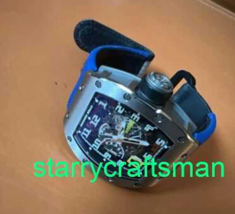 RM Luxury Montres mécanicales Mills Mills Titanium Squelette Rotor détachable Rotor RM030 ST77