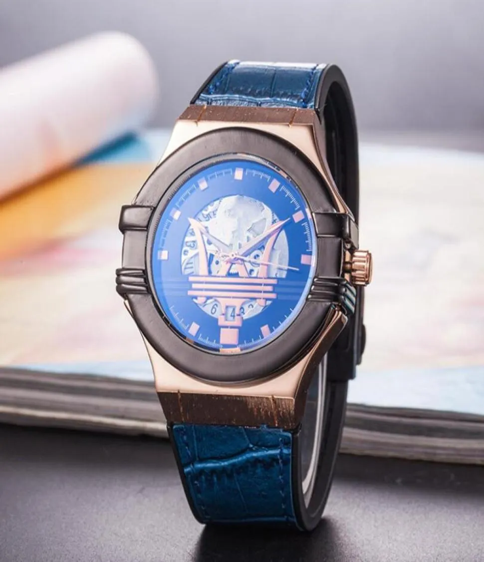 驚くべき男の時計豪華な男性の時計ローズゴールドデートトップブランド腕時計