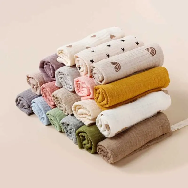 Toallas Búbicas Toallas cuadradas pequeñas para bebés Salivatowel de algodón Babs absorbente de algodón de algodón 9x9 regalo