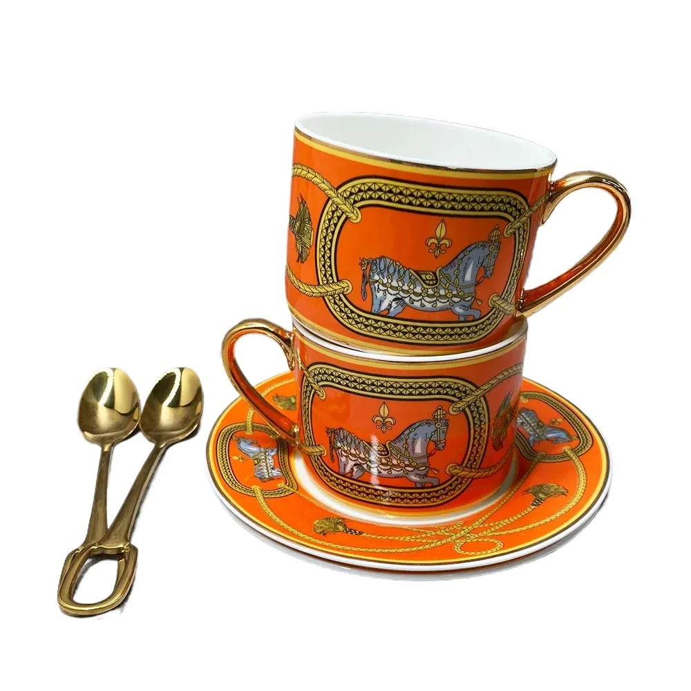 Risparmia alla grande su Set Da Tè Con Tazze Tazze Da Tè Di Lusso E  Piattini Setof 2 Sottili Porcellana In Porcellana In Porcellana Espresso in  grandi ..., image size:1000x1000