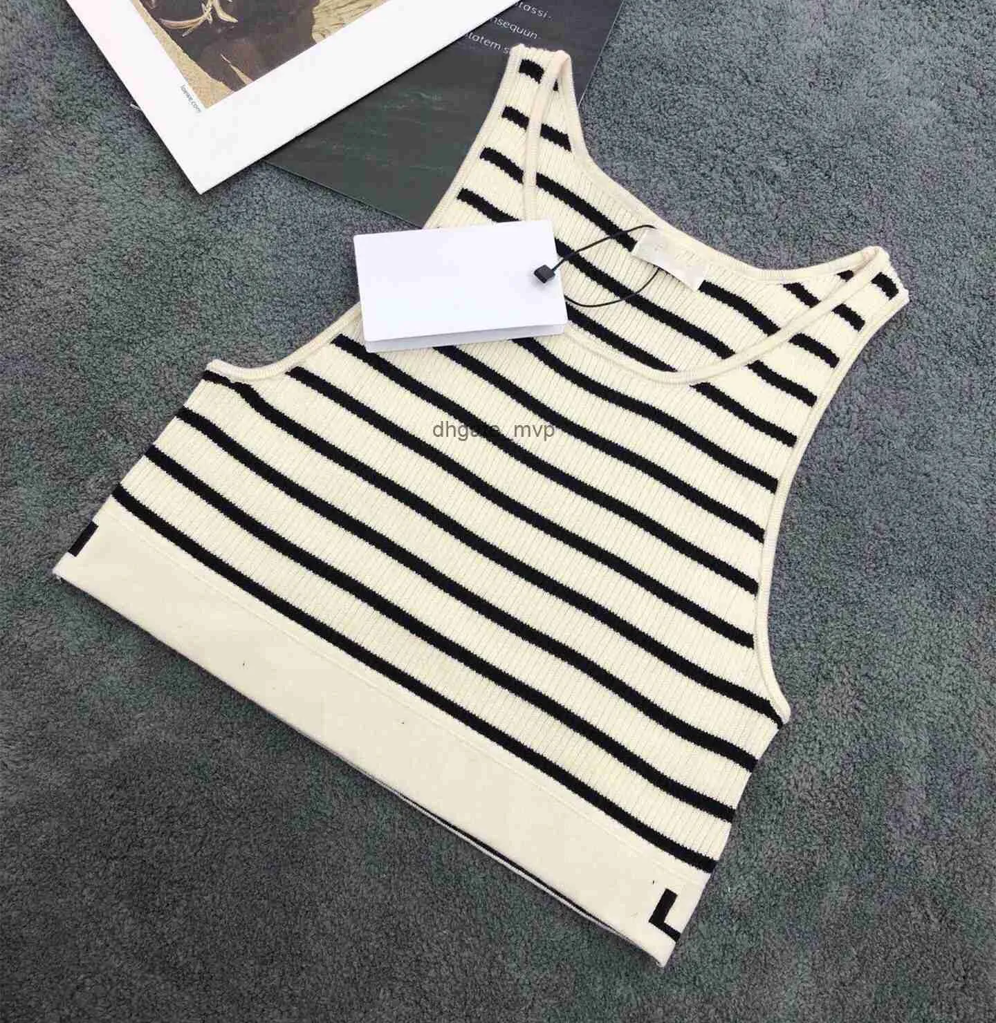 女性服タンクトップレディースデザイナーTシャツブラックホワイトレターサマーショートスリーブレディースレディースサイズS-Lカミストップfemme00