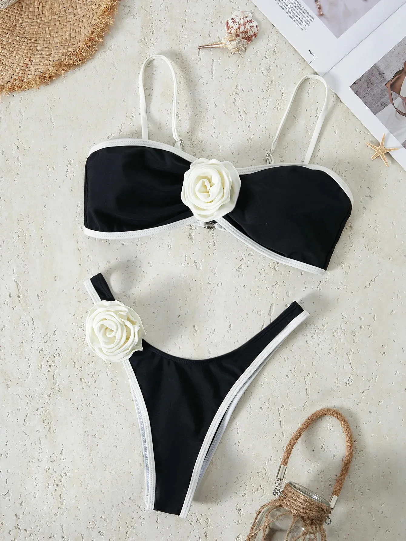 Bikinx Officiële zwarte bikini sexy strandkleding micro -string bikini set ontwerper badpak vrouwen strandkleding voor vrouwen zomer 2024 240509