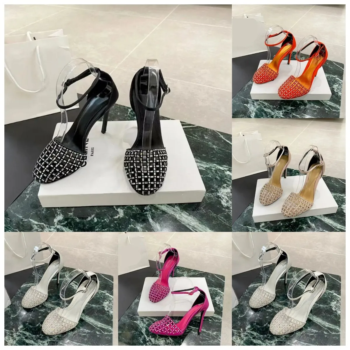 Diamond wedding sandals best sale