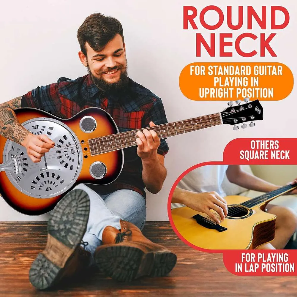 Pyle resophonic acoustic electric guitar online