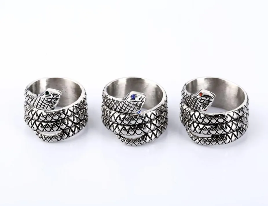 Moda prywatny design pierścionek penisa Pierścień Pierścień Pierścień w stylu węża metalowe urządzenie męskie do mężczyzn 9913487
