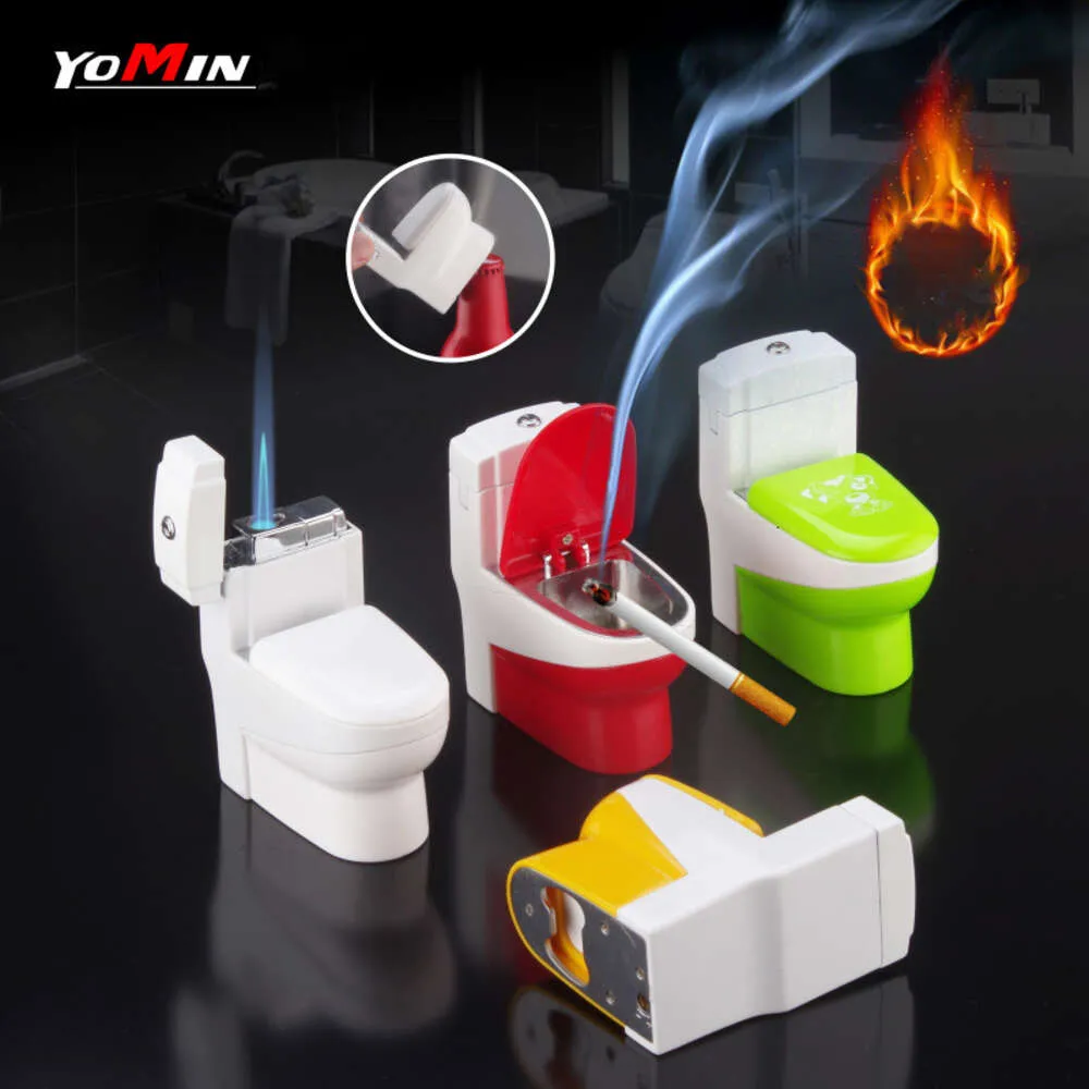 YM creatieve toiletmodellering met asbakflesopener belucht lichter geschenk groothandel