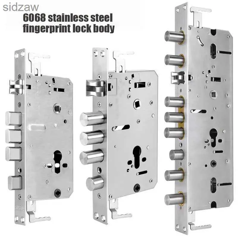Verrouillage intelligent en acier inoxydable Borde de la porte de sécurité Corps d'empreinte intelligente Corps de verrouillage digital anti-vol et 6068 ACCESSOIRES DU CORPS DE VERROGIQUE d'empreinte digitale wx