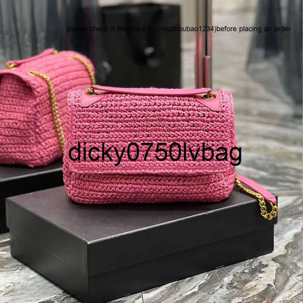 Сумка YSLA YS сумка Niki Woven Bag Crochet Messenger Bag Сумка почтальон