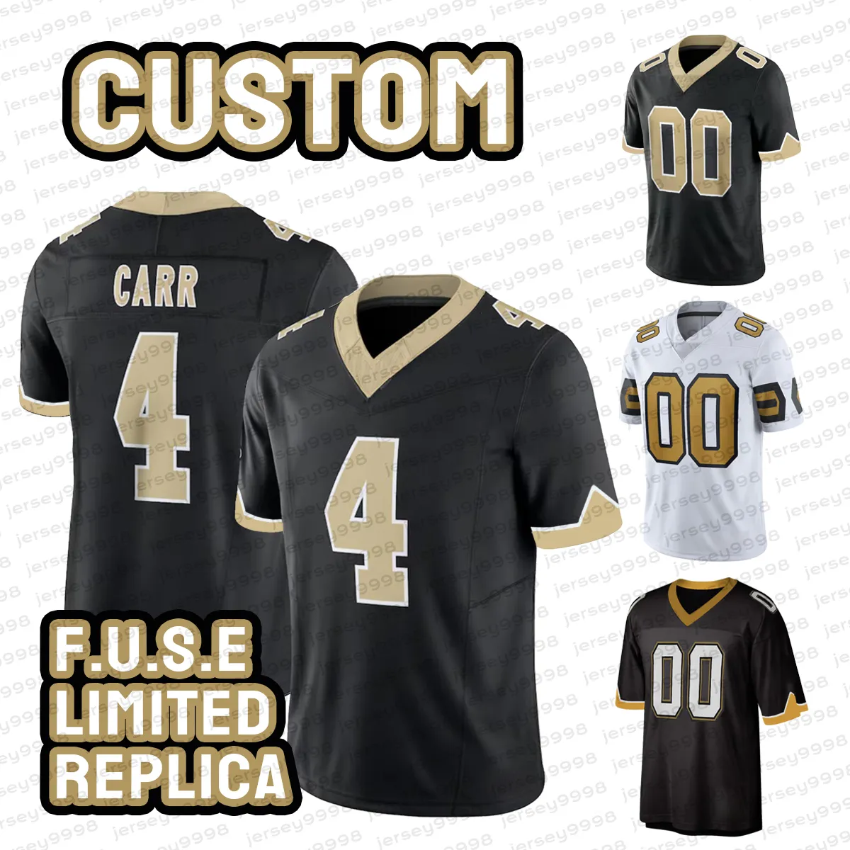 Derek carr replica jersey sales