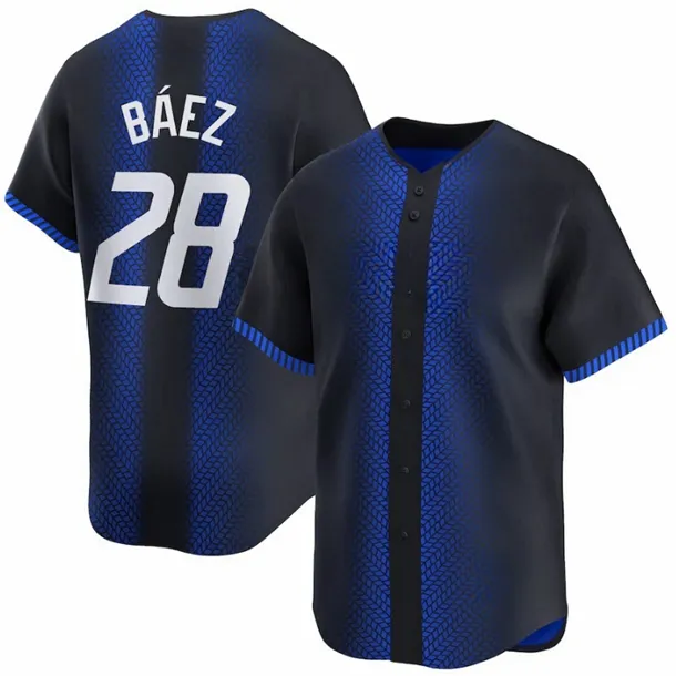 Javier baez blue jersey top
