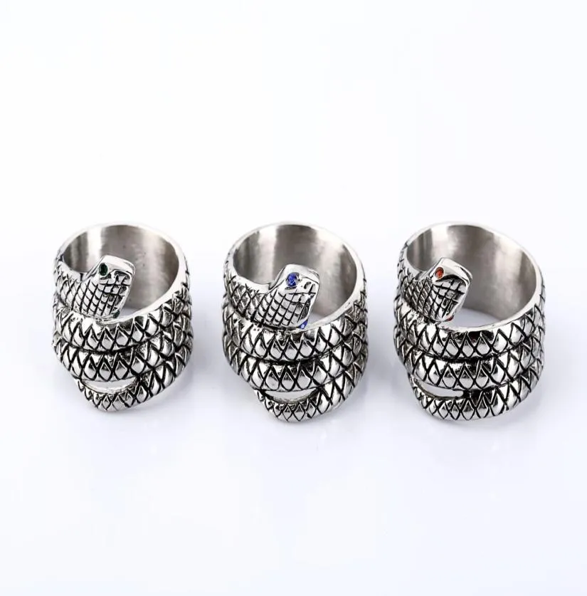 Moda prywatny design pierścionek penisa Pierścień Pierścień Pierścień w stylu węża metalowe urządzenie męskie do mężczyzn 9798348