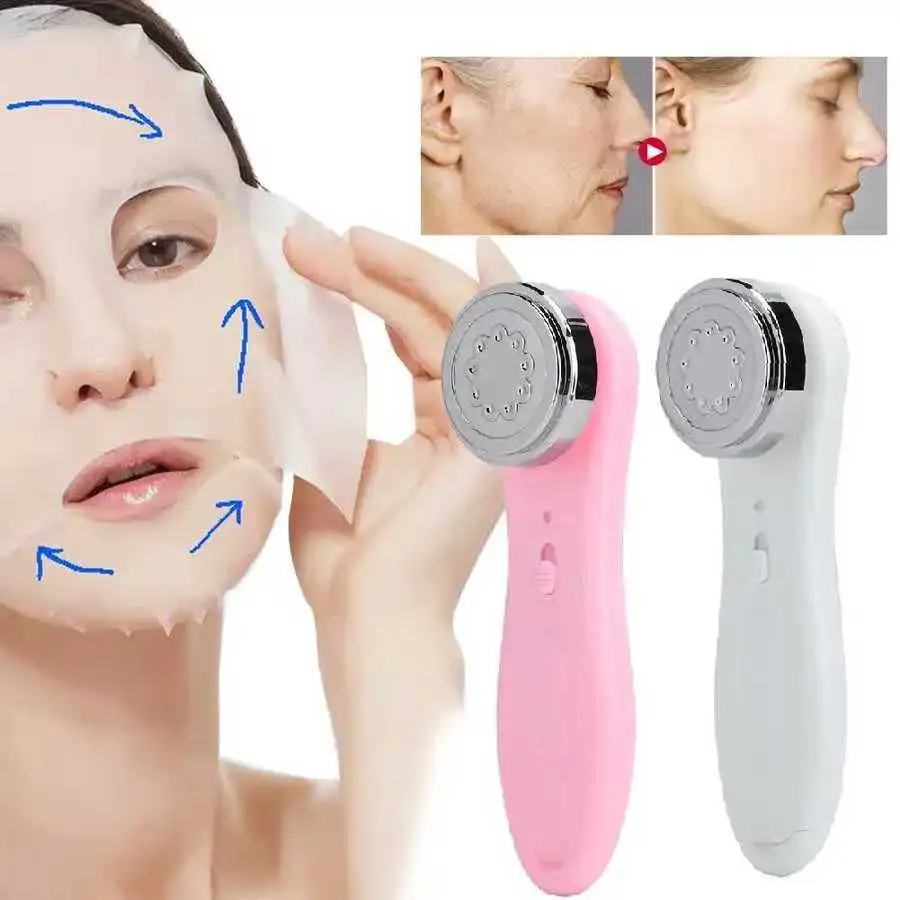 Home Beauty Instrument Ultrasonic Ion Export Facial Cleaning and Beauty Tool 1 Electric Vibration Massage Machine Q240508