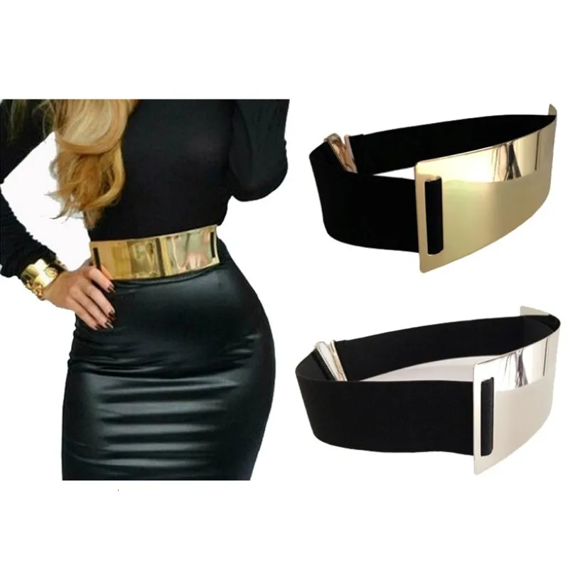Heiße Designergürtel für Frau Gold Silber Brandgürtel klassische elastische CEENTURE FEMME 5 Color Belt Ladies Accessoire BG-004 242V
