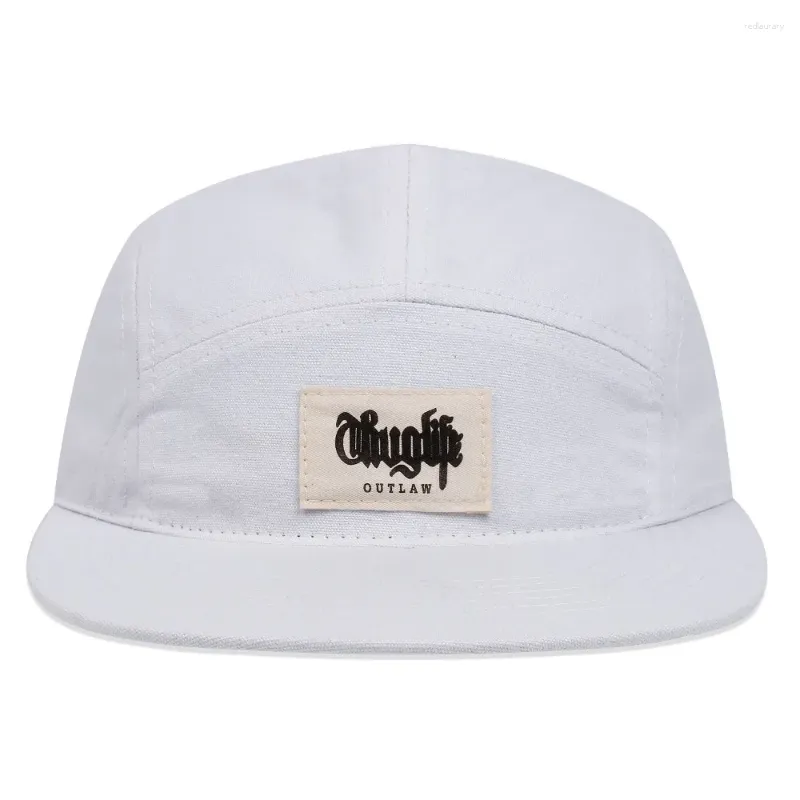 Chapéus largos e chapéus hip hop cinco peças simples de algodão macio de algodão beisebol sumbrero