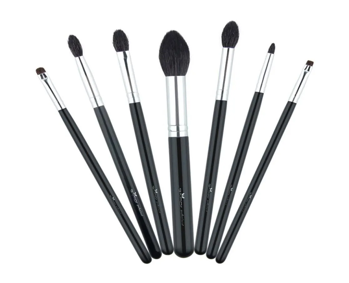 Anmor di alta qualità 7 pezzi Pennelli per trucco set di pennelli per trucco professionale Brucas Capri Maquillaje Bk 142 Make Up Tools7076348