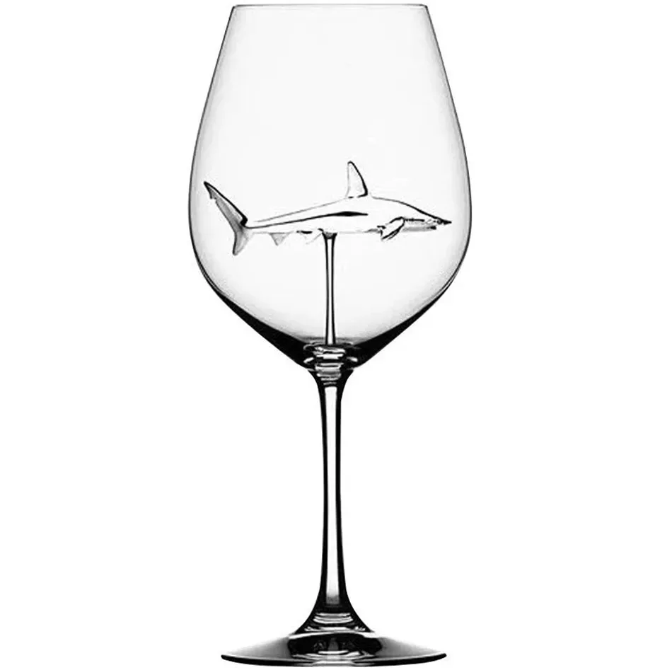 Red Wine Glasses Lead-Free Titanium Crystal Glass with Embedded Shark  Design Long Stemmed Glassware from Dhgate Wine Glasses - price 18.5