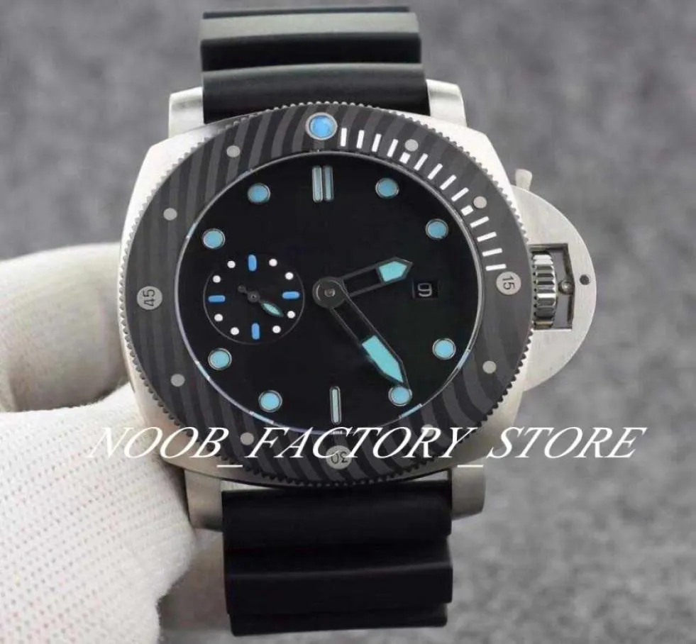 Factory s Watch of Men Classic Serie 00799 Automatische Bewegung 47mm Männer Uhren gegen den Uhrzeigersinn rotierende Lünette Hülle Black Rubb5624081