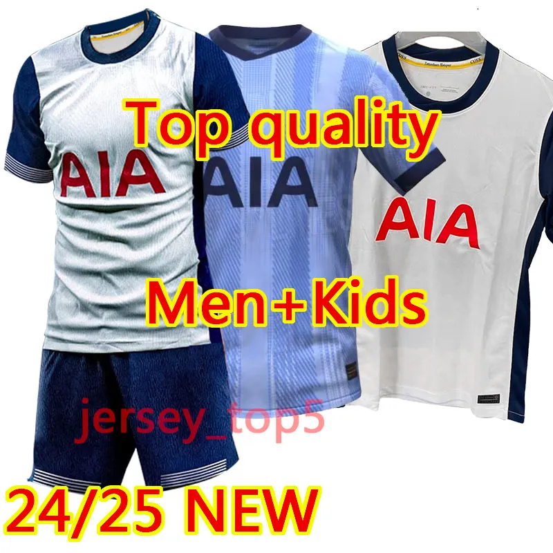 2024 2025 ttottenham voetbalshirts Hot Spur Football Shirts 24 25 Men and Kids Kit Son Lucas Lloris Romero Perisic Kulusevski Bentancur Kane Richarlison Pedro Porro