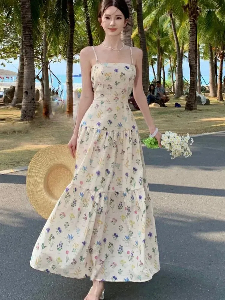 women's a line floral dress Arella Couture A-Line Wedding Dress with Straps & 3D Flower – Selfa Bridal main image 0
