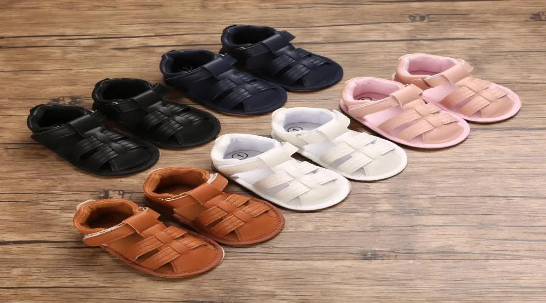 Nouvelle mode Summer nouveau-né bébé bébé garçons filles Peroulet chaussures Soft Soft Sneakers Sandals Chaussures Ajustement pour 018M9861712