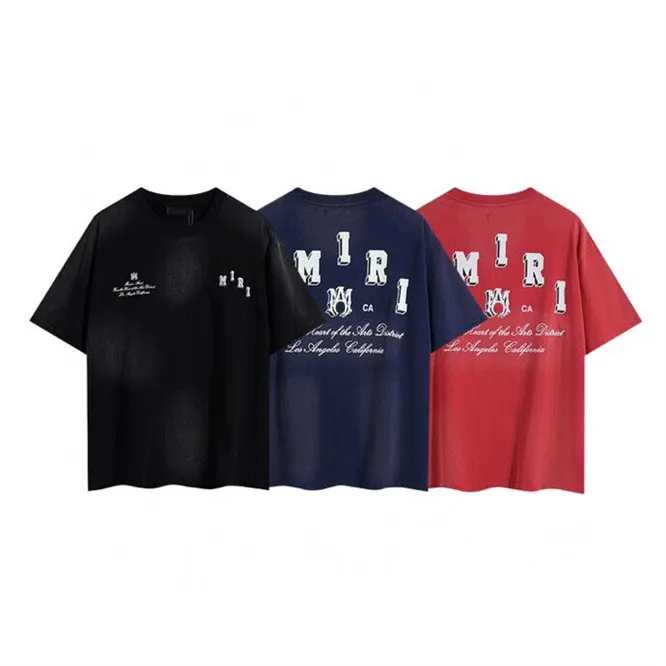Tees Mens Designers T Shirt Man Womens Tshirts مع رسائل طباعة الأكمام القصيرة القمصان الصيفية الرجال فضفاضة الحجم S-3XL 33S22A