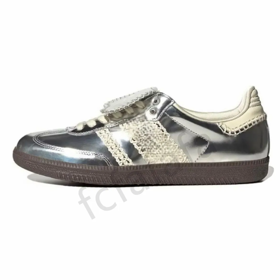 Top quality og Wales Sam Bonner Bas Silver Low Shoes Tonal White Black Lace Designer Originals Men Women Sneakers Shoes Casual fashion anq